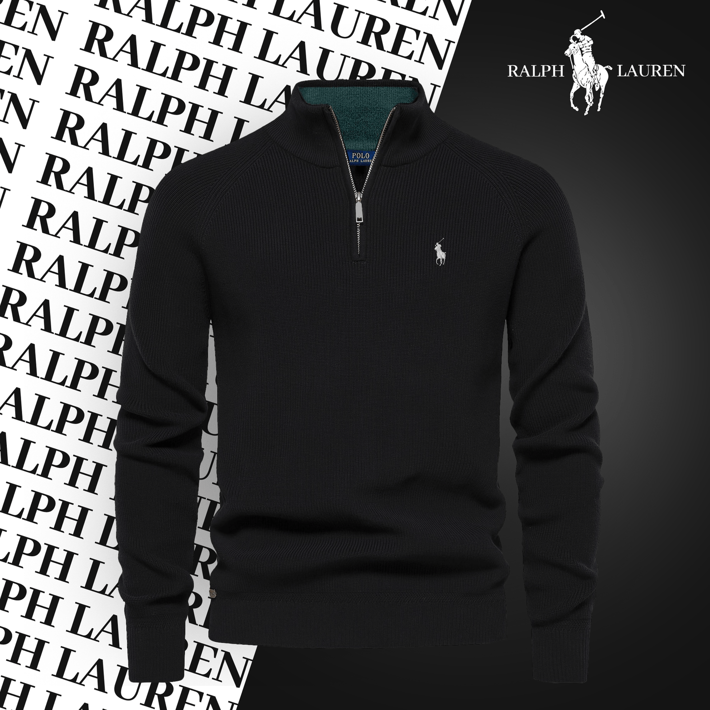 Pull Col Zippé R&L (Offre à Durée Limitée)